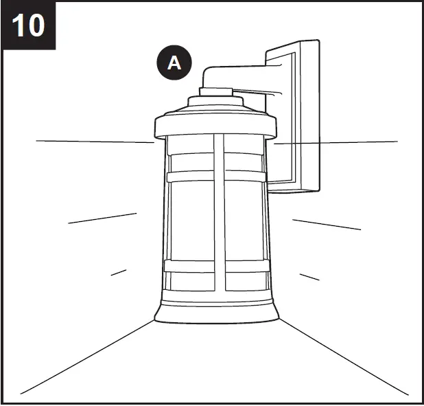 Harbor Breeze WL132MBK, WL132WW Wall Lantern 17