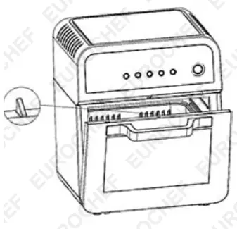 EuroChef EU-AF25 Digital Control Air Fryer - Set up 5