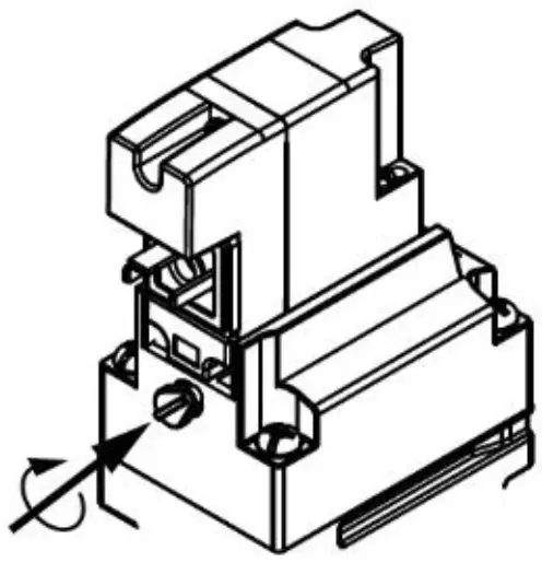 SMC VO5746E Series 3 Port Solenoid Valve Modular Type and Residual Pressure Release Valve - Push-turn locking type
