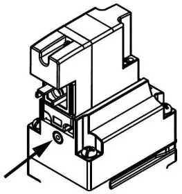 SMC VO5746E Series 3 Port Solenoid Valve Modular Type and Residual Pressure Release Valve - override button