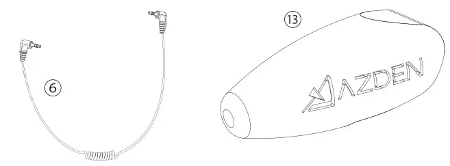 AZDEN SMX-30V Stereo Mono Mixable Video Microphone - Parts 1