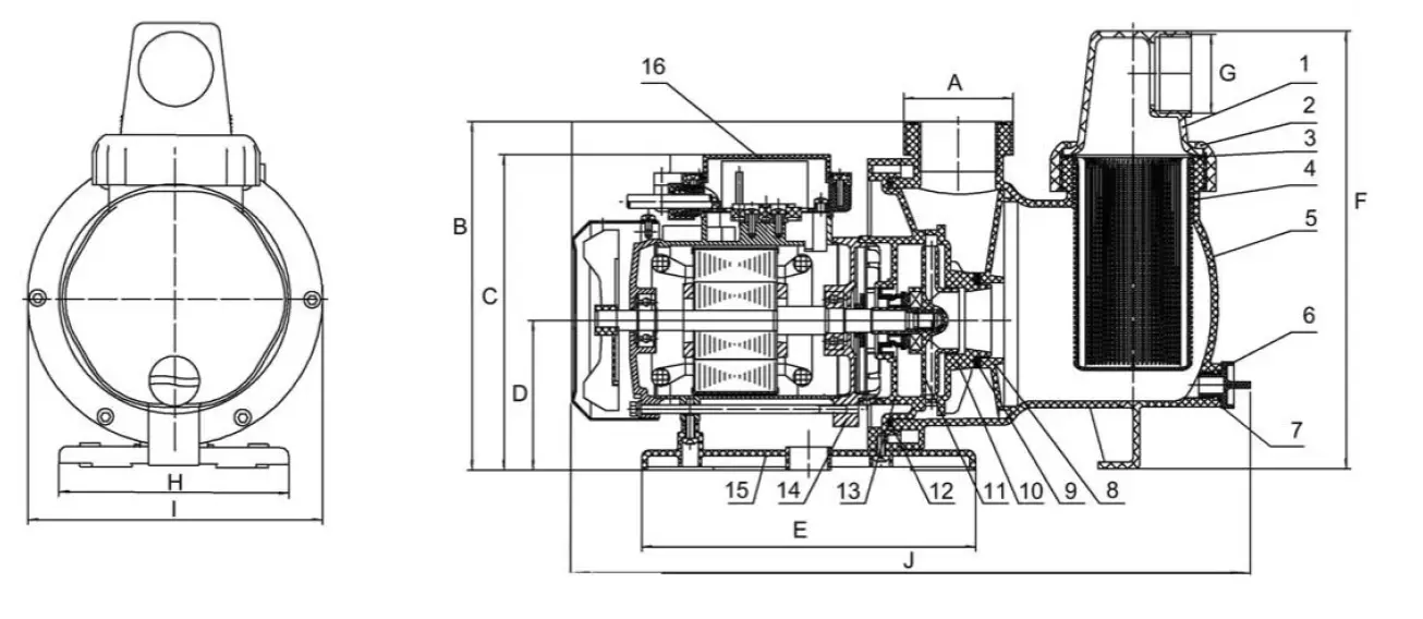 iNTERLiNE SPS, CPS Series Speed Clean Comfort Sand Filter System 1