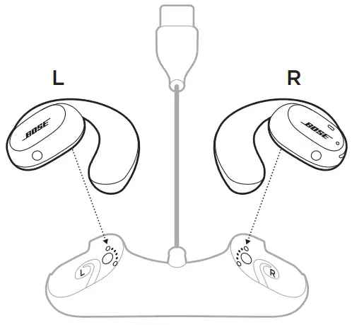 BOSE 857628-0010 Sport Open Earbuds Charging Base