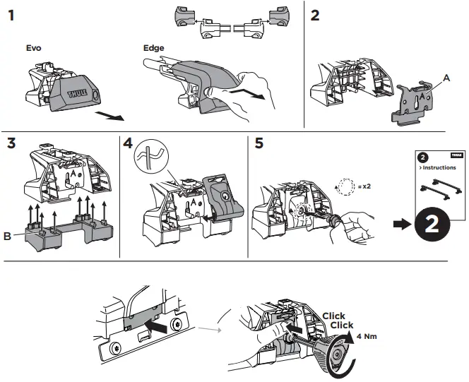 THULE-186-30-Montagekit-Flush-Rail-Instruction-fig-5