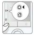 SIEMENS RDG110U Room Thermostat Instruction Manual - Selecting Comfort mode