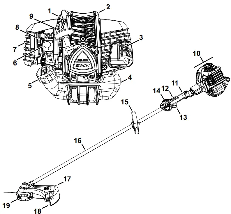 ECHO SRM-3020T String Trimmer - fig 5