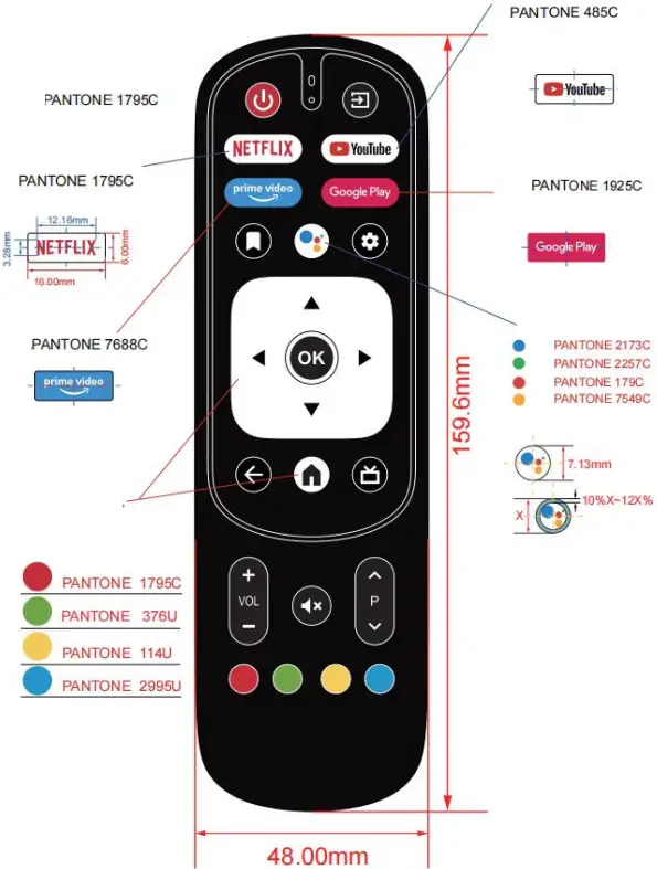 Aoli Electronic ALRC28 Bluetooth Voice Remote Control