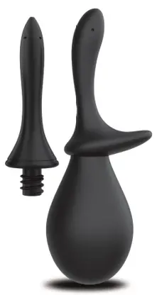 NEXUS Anal Douche with Prostate Nozzle Black