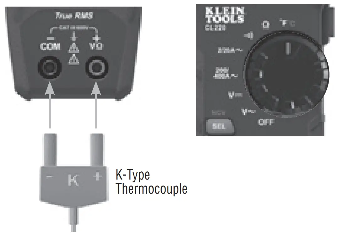 KLEIN TOOLS CL220 400A AC Auto-Ranging -FIG15