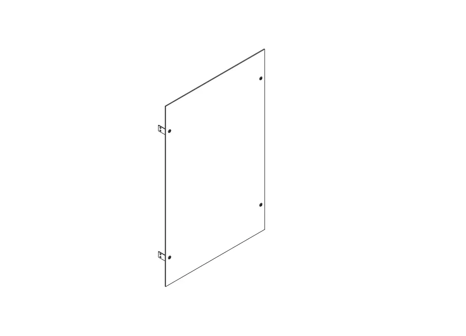 Hager Uz608m Partition Univers N To Rear Wall Instruction Manual