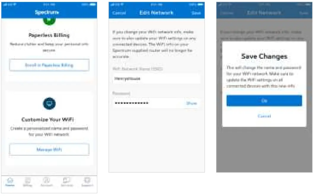 Spectrum SAXV1V1S WiFi 6 Router - Personalize Your WiFi Network.