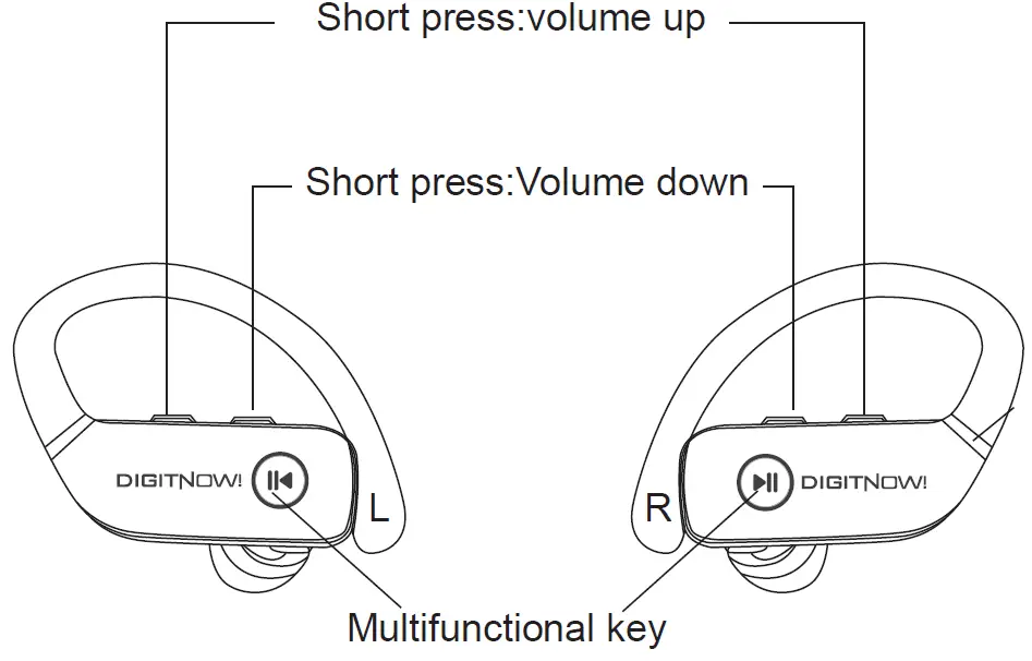 DIGITNOW DT18 Wireless Bluetooth Earphone product