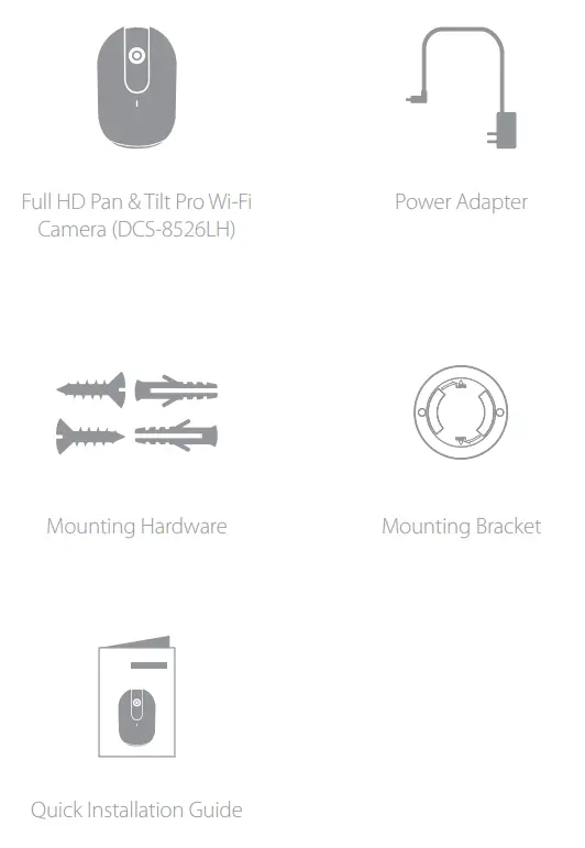 D-Link 2A15680-C Full HD Pan & Tilt Pro Wi-Fi Camera - Box