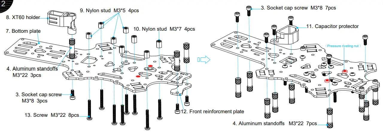 Holybro 30088 Kopis Cinematic X8 Frame Kit -1.2
