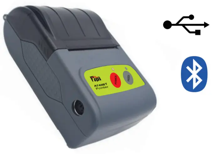TPI A740BT Portable Thermal Printer -figure 1