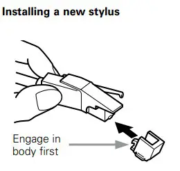 Instruction audio technica AT-LP60 Automatic Stereo Turntable System