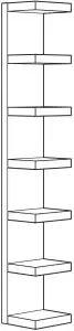 IKEA LACK Wall Shelf Unit