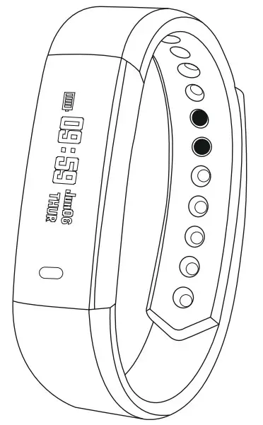 hama 00178600 Fitness Tracker with Heart Rate Monitor -