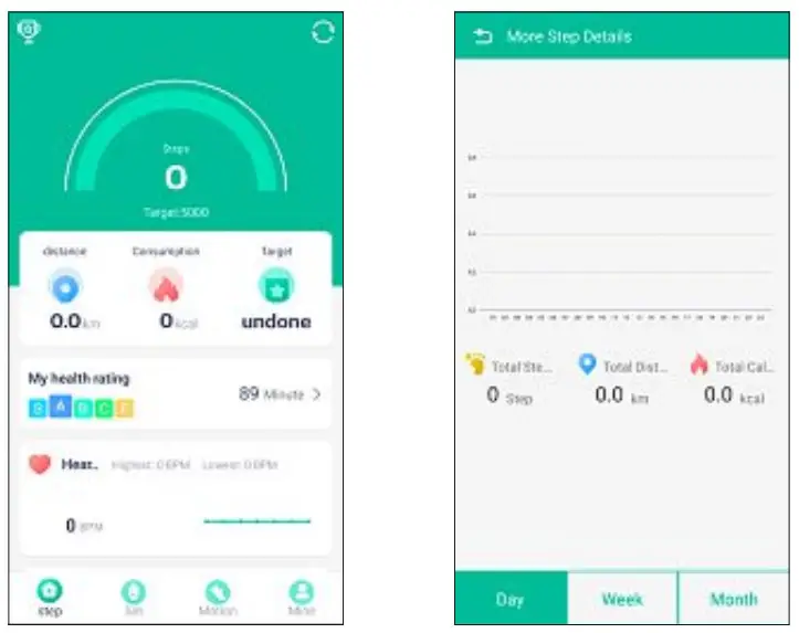 hama 00178600 Fitness Tracker with Heart Rate Monitor -Android