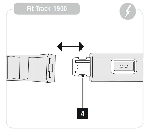 hama 00178600 Fitness Tracker with Heart Rate Monitor -Fit1