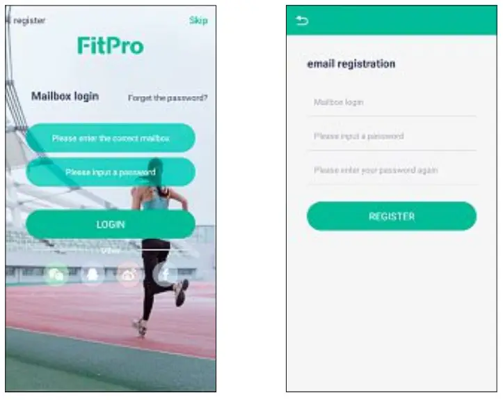 hama 00178600 Fitness Tracker with Heart Rate Monitor -app