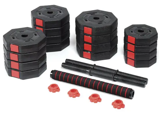 kogan FSADDBBS40A Adjustable Dumbbell and Barbell