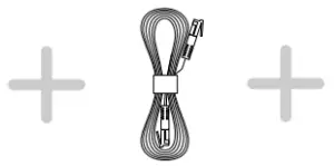 orbi NBR750 5G WiFi 6 Mesh System - cable