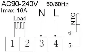 GLOBAL WIFI Digital Heating Thermostat - fig