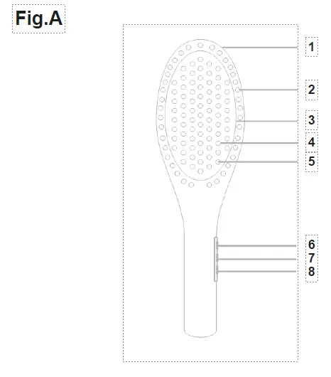 beper 40.926 Ionic Straightening Brush fig 1
