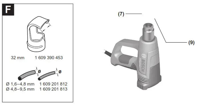 BOSCH GHG 16-50 Professional Heat Gun - Product Overview 4