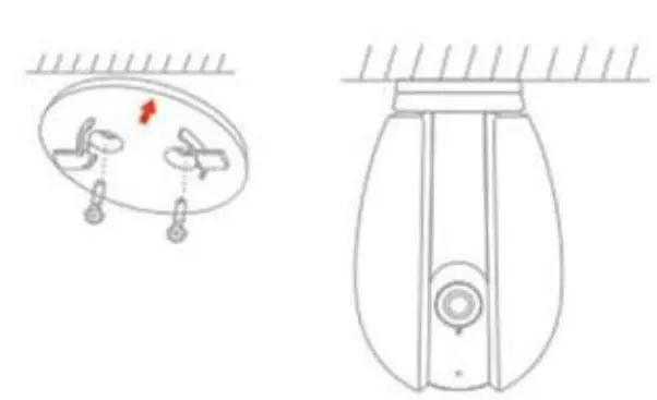 time2 Olivia 2 Indoor Rotating WiFi Security Camera User Guide - Installation