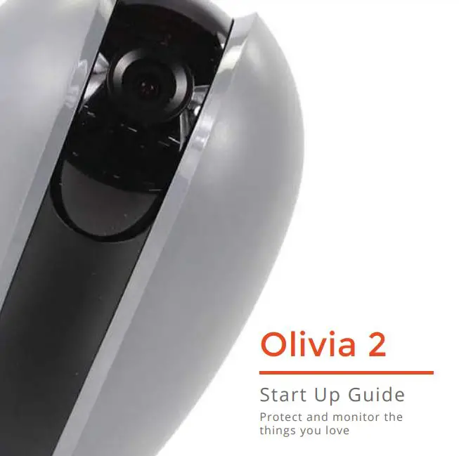 time2 Olivia 2 Indoor Rotating WiFi Security Camera User Guide