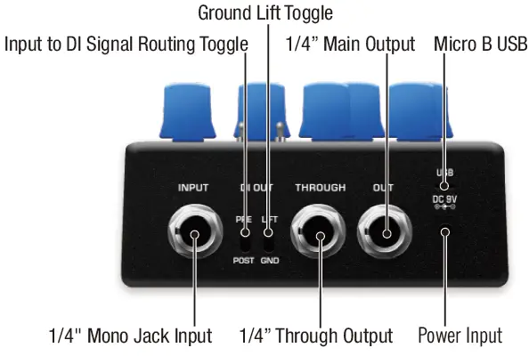 NUX NBP-5 Melvin Lee Davis Bass Preamp + DI fig 4