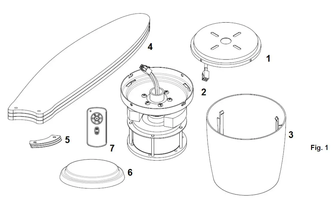 LUCCI 210518 Airfusion Radar Dc Ceiling Fan fig 1