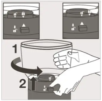 Healthy Choice CG112 Electric Burr Coffee Grinder Instructions Fig3