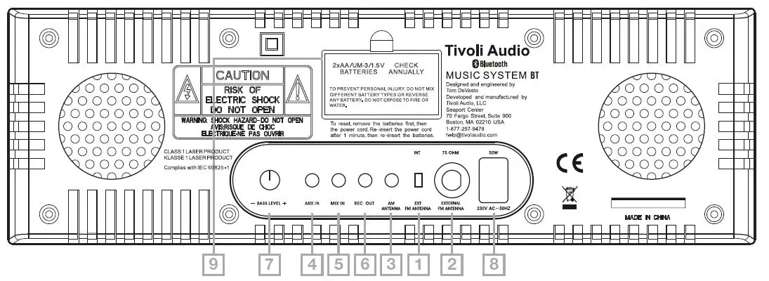 Tivoli Audio MSYBT-1530-JP AM-FM-Bluetooth HiFi Radio 5