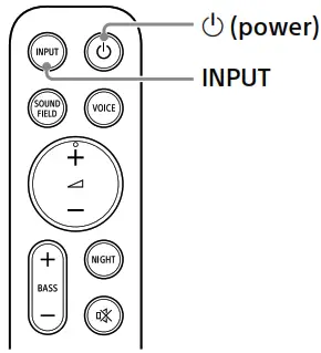 SONY HT S400 Home Cinema 2 1ch Soundbar - power