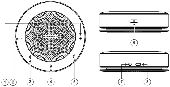 KRAMER-K-Speak-Bluetooth-Speakerphone-Overview