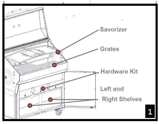 MEMPHIS VG0896 Elite Cart ITC 3 Grill 8