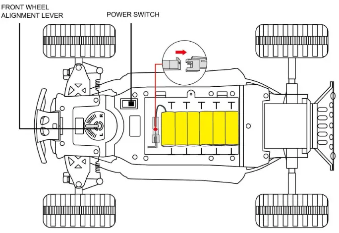 Shantou Dihua Trading TRCDH1235 Remote Controller for Toy CarShantou Dihua Trading TRCDH1235 Remote Controller for Toy Car - fig