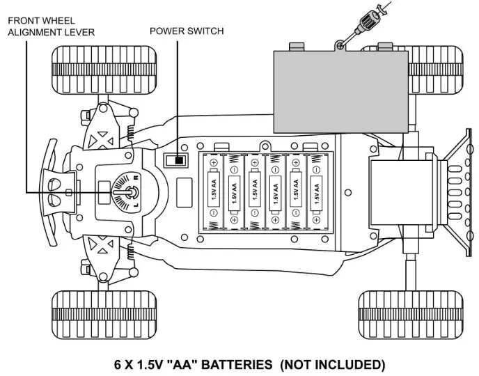 Shantou Dihua Trading TRCDH1235 Remote Controller for Toy CarShantou Dihua Trading TRCDH1235 Remote Controller for Toy Car