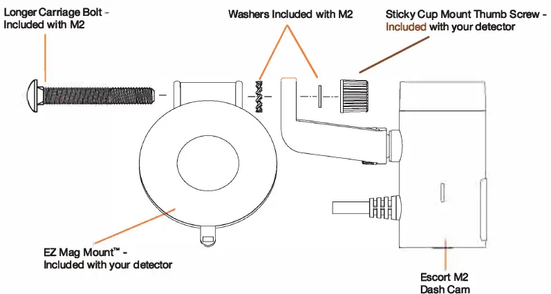 ESCORT M2 Dash Cam 4