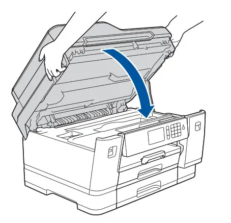 Close the scanner cover