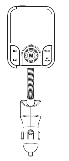 Haike-HK302-Bluetooth -FM Transmitter- Car -Charger- Instruction-fig 1