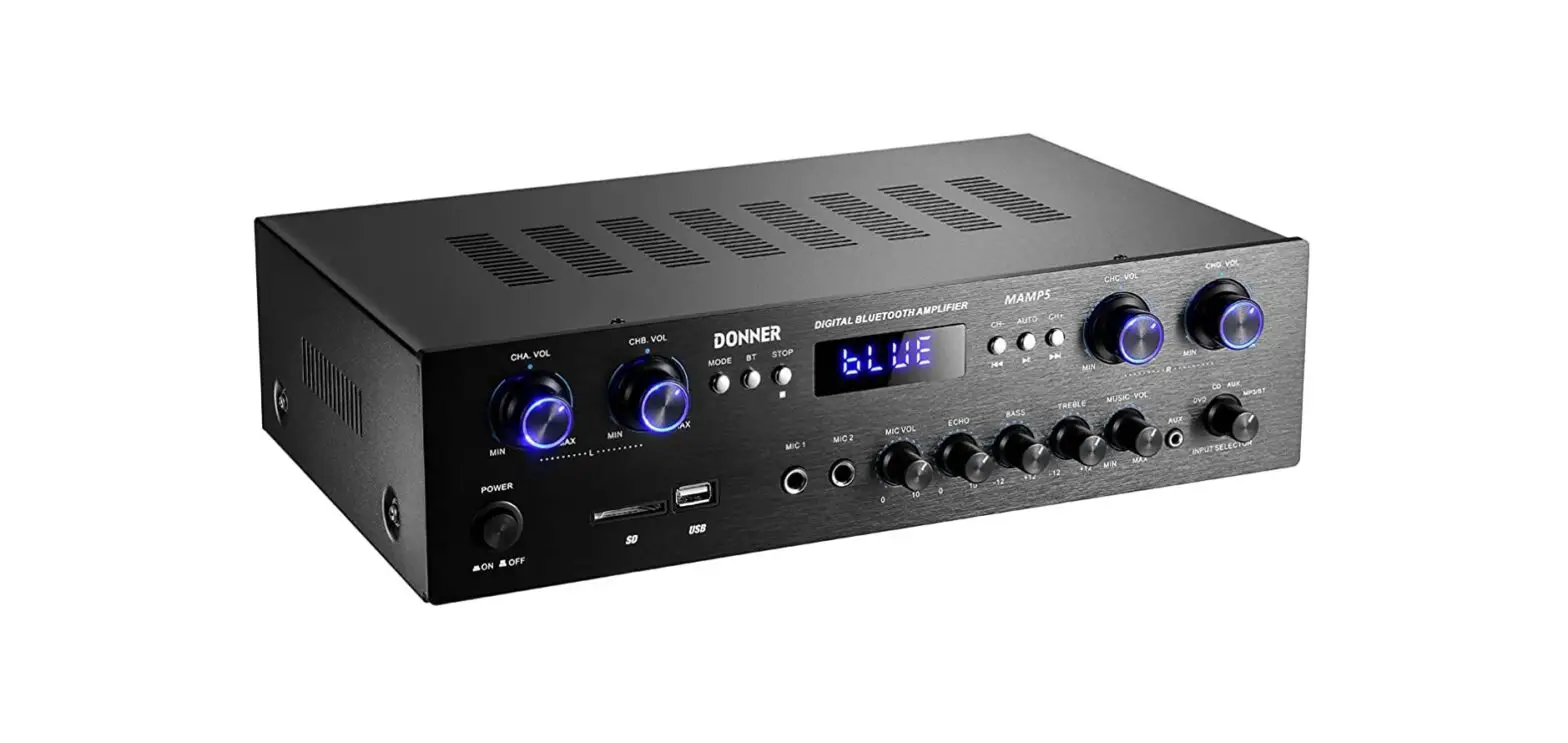 Donner Mamp5 Bluetooth 5.0 Stereo Audio Amplifier Receiver Instruction Manual Donner Mamp5 Bluetooth 5.0 Stereo Audio Amplifier Receiver Instruction Manual