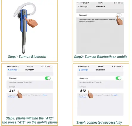COMEXION-A12-Business Bluetooth-Headset-FIG-7