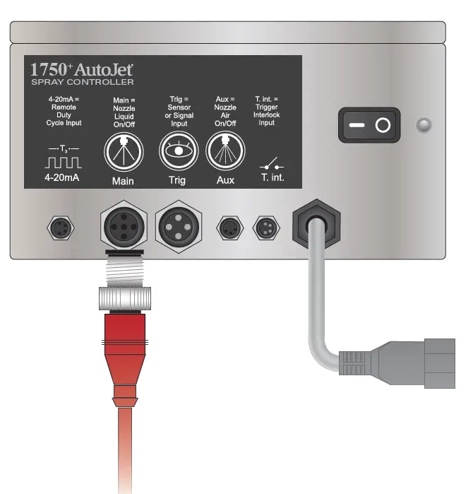 AutoJet 1750+ Spray Control Panel fig 3
