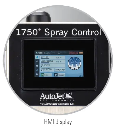 AutoJet 1750+ Spray Control Panel fig 7