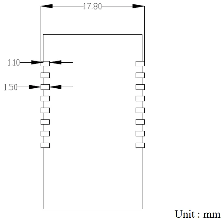 LITE ON NIUS 802.11 b g n 1T1R 2 4GHz Module - FOOTPRINT