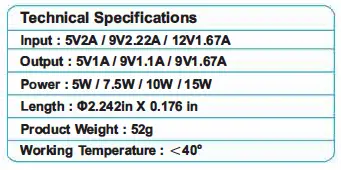 SINDOX SCWMC002 Magsafe Wireless Charger fig 1
